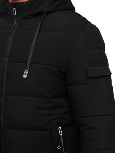 Bolf Herren Gepolsterte Winterjacke Schwarz  31M5006