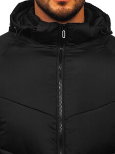 Bolf Herren Gepolsterte Winterjacke Schwarz  31M5036