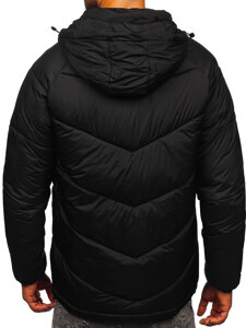 Bolf Herren Gepolsterte Winterjacke Schwarz  31M5036