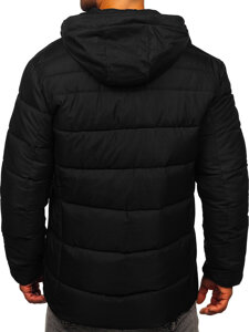 Bolf Herren Gepolsterte Winterjacke Schwarz  57M7505