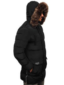 Bolf Herren Gepolsterte Winterjacke Schwarz  5M50