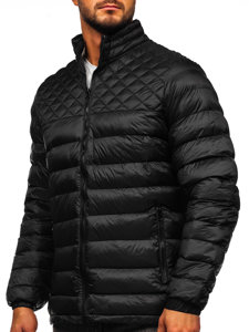 Bolf Herren Gepolsterte Winterjacke Schwarz  5M515