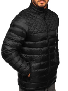 Bolf Herren Gepolsterte Winterjacke Schwarz  5M515