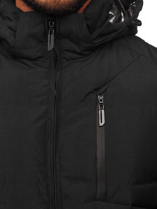 Bolf Herren Gepolsterte Winterjacke Schwarz 5M756