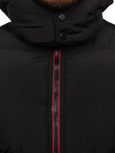 Bolf Herren Gepolsterte Winterjacke Schwarz  6902