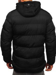 Bolf Herren Gepolsterte Winterjacke Schwarz  7325