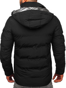 Bolf Herren Gepolsterte Winterjacke Schwarz  99525