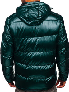 Bolf Herren Gepolsterte Winterjacke Sportjacke Grün EX2138