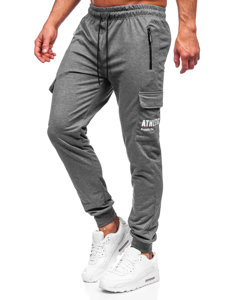 Bolf Herren Hose Cargohose Jogger Pants Anthrazit  JX5061