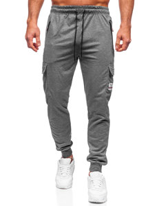 Bolf Herren Hose Cargohose Jogger Pants Anthrazit  JX5061