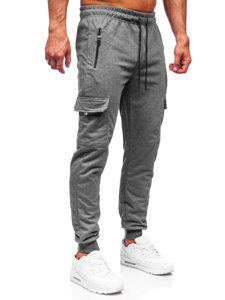 Bolf Herren Hose Cargohose Jogger Pants Anthrazit  JX5065