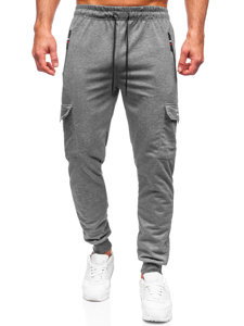 Bolf Herren Hose Cargohose Jogger Pants Anthrazit  JX5065