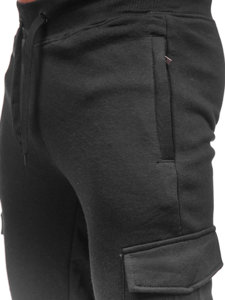 Bolf Herren Hose Cargohose Jogger Pants Schwarz  JX326