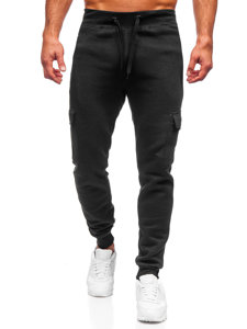 Bolf Herren Hose Cargohose Jogger Pants Schwarz  JX326