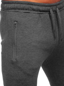 Bolf Herren Hose Cargohose Jogger Pants Schwarzgrau  HW2176