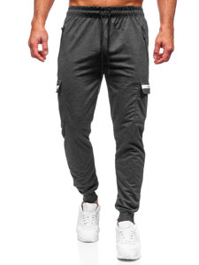 Bolf Herren Hose Cargohose Jogger Pants Schwarzgrau  JX5063