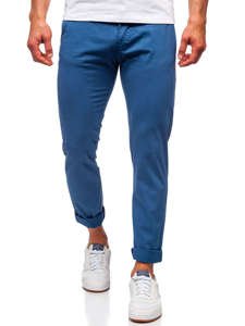 Bolf Herren Hose Chino Indigo  1146