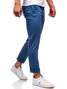 Bolf Herren Hose Chino Indigo  1146