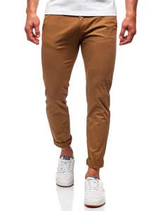 Bolf Herren Hose Chinos Camel  1146