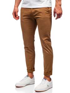 Bolf Herren Hose Chinos Camel  1146