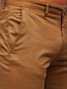 Bolf Herren Hose Chinos Camel  1146