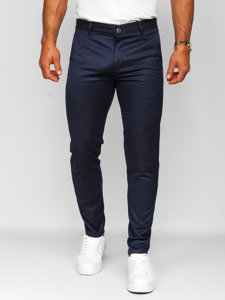 Bolf Herren Hose Chinos Dunkalblau  0030