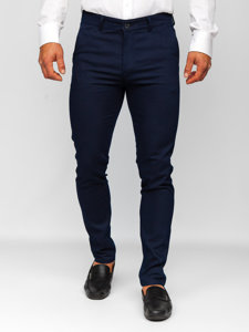 Bolf Herren Hose Chinos Dunkalblau  5000-2