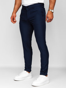 Bolf Herren Hose Chinos Dunkelblau  0031