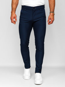 Bolf Herren Hose Chinos Dunkelblau  0031