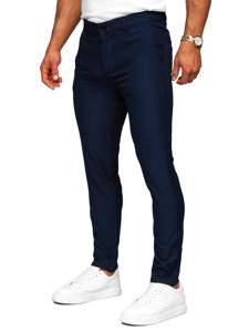 Bolf Herren Hose Chinos Dunkelblau  0031