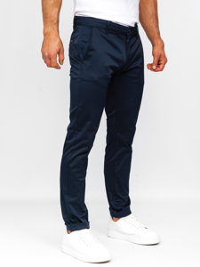 Bolf Herren Hose Chinos Dunkelblau  KA9810