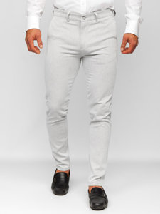 Bolf Herren Hose Chinos Grau  5000-1