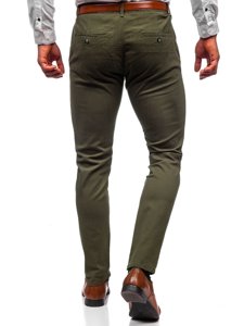 Bolf Herren Hose Chinos Grün  1143