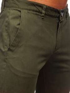 Bolf Herren Hose Chinos Grün  1143