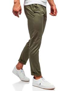 Bolf Herren Hose Chinos Grün  1146