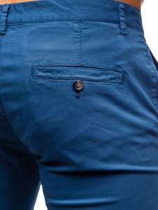 Bolf Herren Hose Chinos Indigo  1146