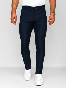 Bolf Herren Hose Chinos Tintenblau  0031