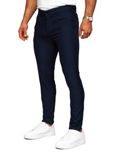 Bolf Herren Hose Chinos Tintenblau  0031