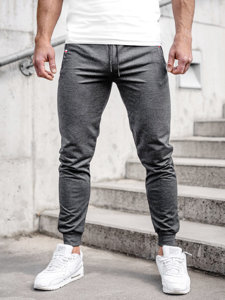 Bolf Herren Hose Jogger Pants Anthrazit  JX5001A