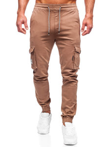 Bolf Herren Hose Jogger Pants Cargohose Braun  KA9233