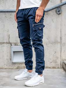 Bolf Herren Hose Jogger Pants Cargohose Dunkelblau CT6702S0