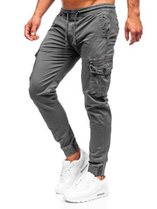 Bolf Herren Hose Jogger Pants Cargohose Grau  CT6706S0