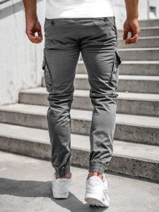 Bolf Herren Hose Jogger Pants Cargohose Grau  CT6706S0