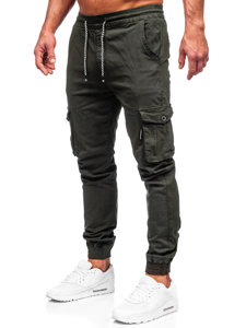 Bolf Herren Hose Jogger Pants Cargohose Khaki KA9233