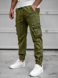 Bolf Herren Hose Jogger Pants Cargohose Khaki  MP0181MVA