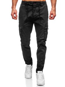 Bolf Herren Hose  Jogger Pants Cargohose Schwarz  8983