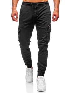 Bolf Herren Hose Jogger Pants Cargohose Schwarz CT6702S0