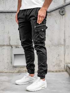 Bolf Herren Hose Jogger Pants Cargohose Schwarz CT6702S0