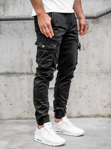 Bolf Herren Hose Jogger Pants Cargohose Schwarz CT6702S0