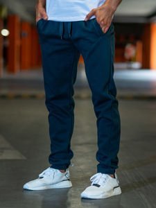 Bolf Herren  Hose Jogger Pants Dunkalblau  XW01